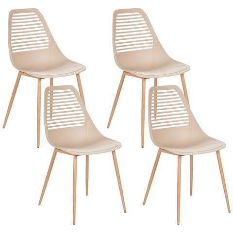 Set Di 4 Sedie Montello Beige - Foto 2