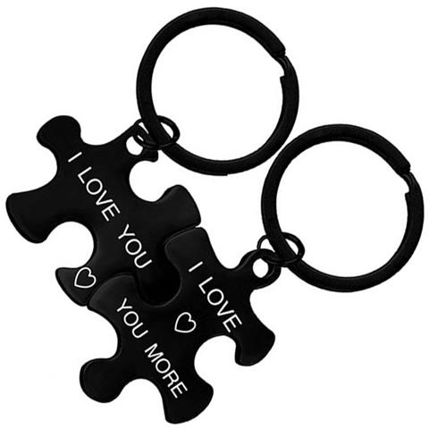 Portachiavi Ciondolo Puzzle Black - Foto 3