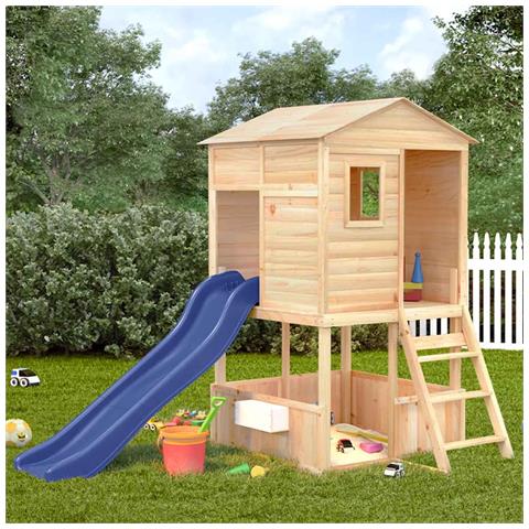 Set da Gioco da Esterno in Legno Massello di Abete - Foto 1