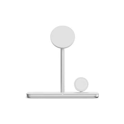 Supporto Di Ricarica Wireless Qi2 3-in-1 15w Compatto E Stabile, Bianco - Foto 1