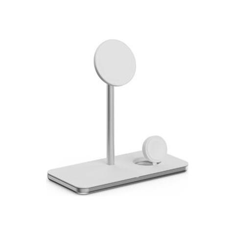 Supporto Di Ricarica Wireless Qi2 3-in-1 15w Compatto E Stabile, Bianco - Foto 2