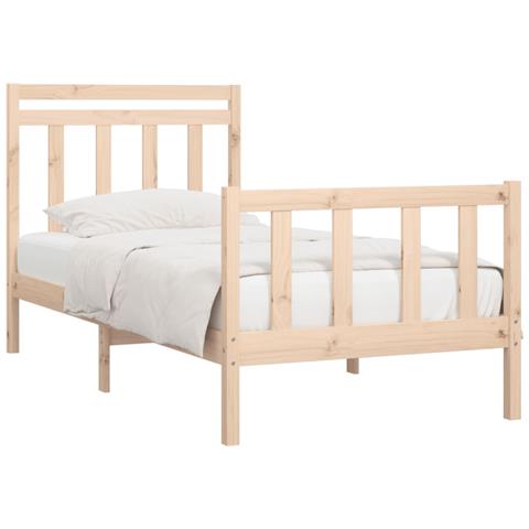 Giroletto In Legno Massello Di Pino 90x200 Cm - Foto 2