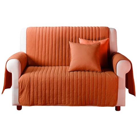 Copridivano Modern Pagoda In Microfibra Pagoda No Stiro Colore Marrone Misura 2 Posti. Misure Divano 2 Posti: Larghezza Seduta 120 cm, Lunghezza Seduta (angolo 25 cm) 50-60 cm, Altezza Schienale 120 cm - Foto 1