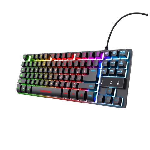 GXT 833 Thado tastiera Gaming USB Olandese Nero, Argento - Foto 1