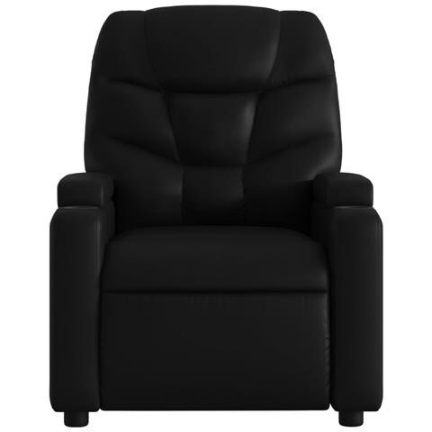 Poltrona Alzapersona Massaggiante Elettrica Nera in Similpelle - Foto 9