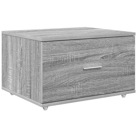 Armadio con Cassetti Grigio Sonoma Legno Ingegnerizzato Medio - Foto 1