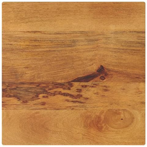 Piano per Tavolo 60x60x3,8 cm Quadrato Legno Massello di Mango - Foto 1