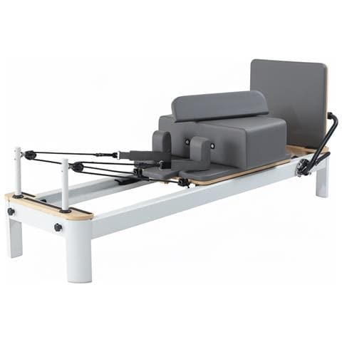 Macchina Pilates Reformer Bianca In Alluminio Leggera E Versatile - Foto 1