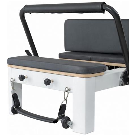 Macchina Pilates Reformer Bianca In Alluminio Leggera E Versatile - Foto 2