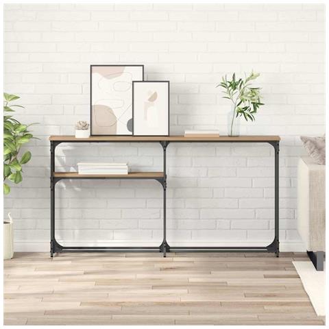 TavoloConsolle Rovere artigianale 145 x 22,5 x 75 cm - Foto 2