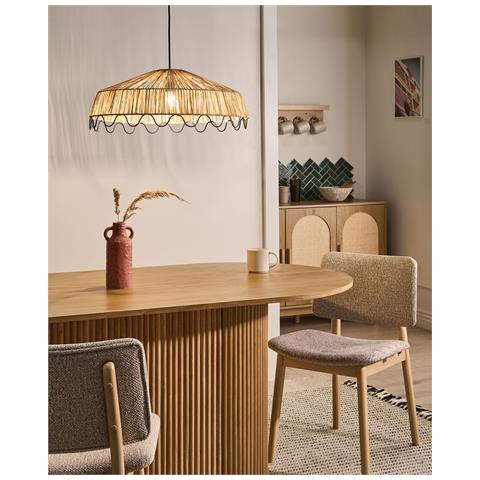 Lampadario Arenal Vimini Naturale - Foto 1