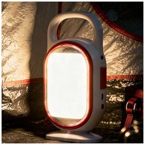 Lampada Di Emergenza Led Ricaricabile Con Maniglia Per Il Trasporto - Foto 5