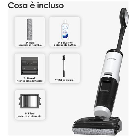 FLOOR ONE S5 MAX Aspirapolvere Lavapavimenti aspirapolvere senza fili, Design reclinabile a 180°, aspirazione 22000 Pa, zero grovigli, 50 minuti di autonomia, auto-pulizia FlashDry a 85°C - Foto 8