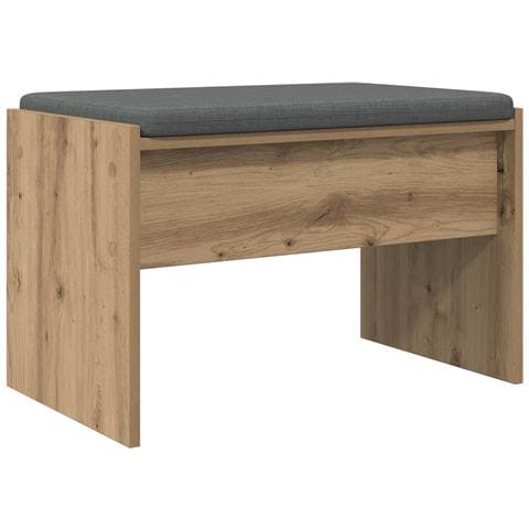Panca per ingresso Rovere artigianale 63 x 38 x 40 cm - Foto 1