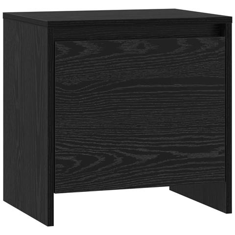 Armadio da Notte Rovere Nero 45 x 34 x 44,5 cm - Foto 1