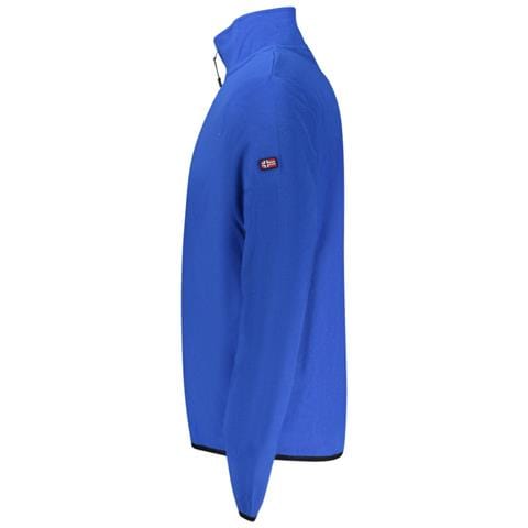 FELPA BLU CON CERNIERA DA UOMO NORVEGIA 1963 - Colore: Blu, Taglia: 2XL - Foto 2
