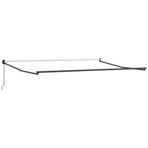 Telaio per tende da sole retrattile manuale Antracite 4 x 2 m - Foto 1