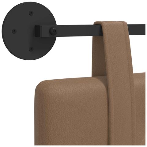 Testata appesa Cappuccino 80 cm Pelle Sintetica - Foto 9