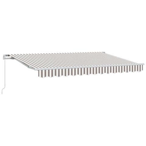 Tenda retrattile Grigio chiaro e bianco 600 cm - Foto 1