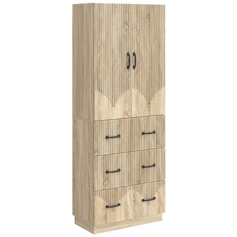 Set di armadi 2 pcs Rovere Sonoma 66 x 34,5 x 87 cm - Foto 1