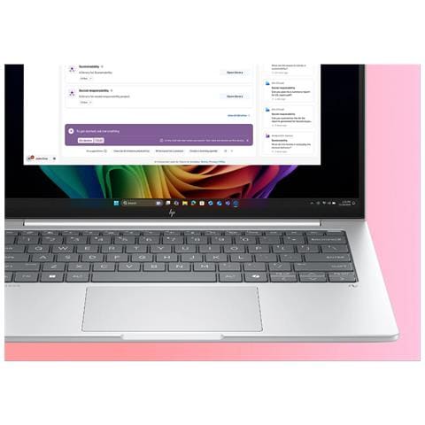 EliteBook 8 G1i Next Gen AI PC Copilot+ PC Intel Core Ultra 5 236V Computer portatile 35,6 cm (14") WUXGA 16 GB LPDDR5x-SDRAM 512 GB SSD Wi-Fi 7 (802.11be) Windows 11 Pro Argento - Foto 2