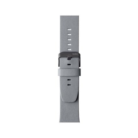 Cinturino classico in pelle da 38 mm per Apple Watch - Grigio - Foto 2