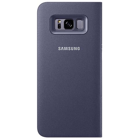 Led View Cover Custodia per Galaxy S8 Plus colore Viola - Foto 2