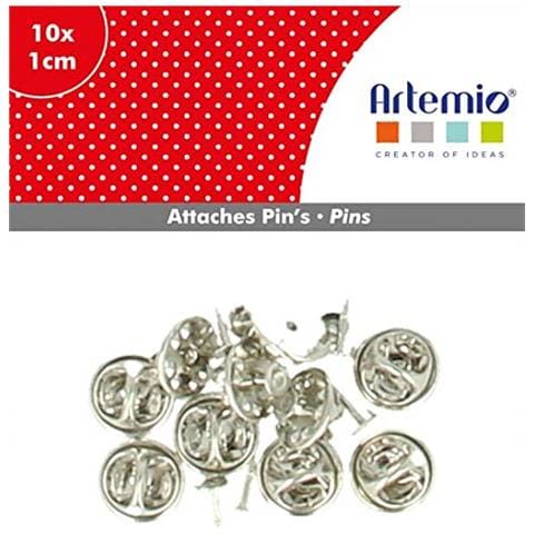 10 Chiusure Metalliche Per Spille - Foto 2