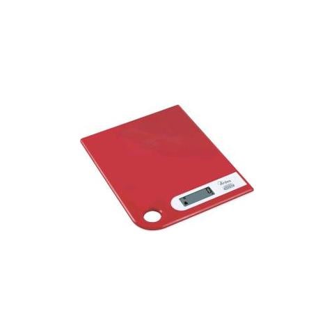 Ar1pa1 Bilancia Da Cucina Elettronica Rosso Su Per Ficie Piana Rettangolo - Foto 2