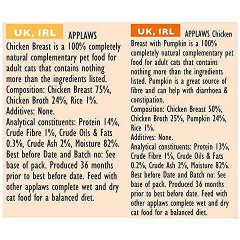 100 Cat Natural Food Multipack Pollo Selection 12x 70g - Foto 4