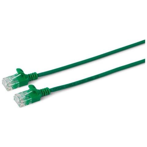W125628018 Cavo Di Rete Verde 5 M Cat6a U /utp [utp] (u /utp Cat6a Slim 5m Green - Unshielded Network Cable, - Foto 1