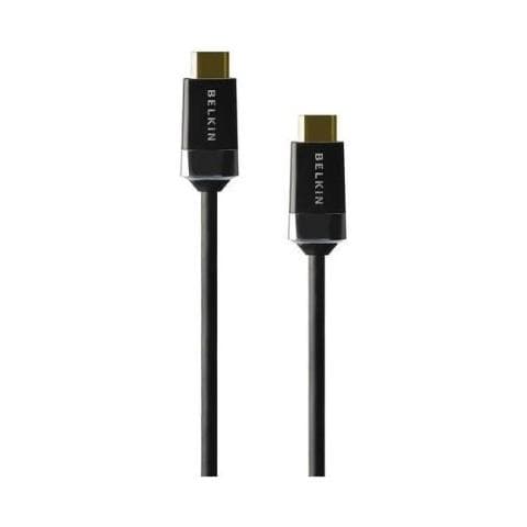 Cavo HDMI ad alta Velocità con Ethernet Maschio / Maschio da 2 Metri Colore Nero - Foto 2