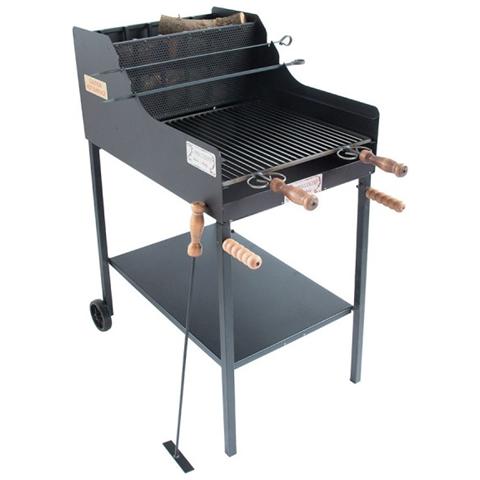 BA4, Da tavolo, Nero, Rettangolare, Metallo, Acciaio - Foto 1