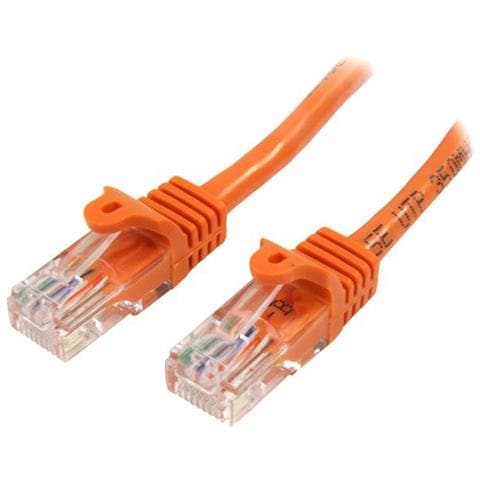 Cavo di Rete da 50cm Arancio Cat5e Ethernet RJ45 Antigroviglio - Cavo Patch Snagless - Foto 1