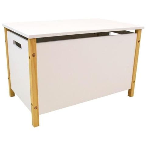 Scandiwood Scatola Portagiochi In Legno 37,5 X 60 X36 Cm Per Bambini - Foto 1