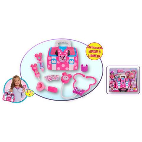 Minnie, Valigetta Del Dottore, 8 Accessori, Con Funzioni Sonore E Luminose, Giocattolo Per Bambini Dai 3 Anni, Mcn09 - Foto 1