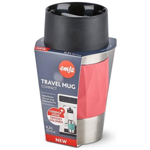 Travel Mug 0,3 Ml Corallo Acciaio Inossidabile - Foto 2