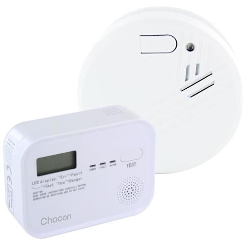 Pack Rilevatore Di Fumo + Allarme Co - Foto 1