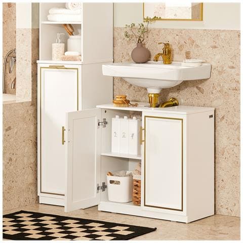 Sobuy Mobile Sottolavabo 60x30x61cm Bzr86-w - Foto 13