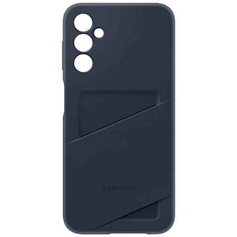 Cover Originale Galaxy A25 Silicone Con Porta-carte, Blu Scuro - Foto 1