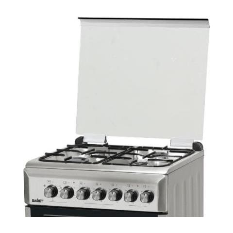 Cucina Elettrica ARESMULTIIX 4 Fuochi a Gas Forno Elettrico Multifunzione Ventilato Dimensioni 60 x 60 cm Colore Inox Serie Ares Samet - Foto 4