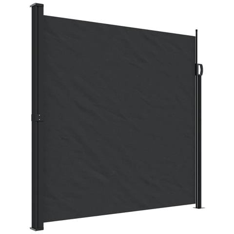 Tenda Da Sole Laterale Retrattile Nera 200x500 Cm - Foto 2