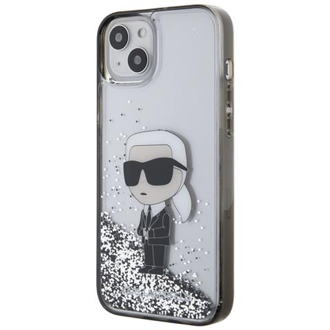 Cover Per Iphone 15 Floating Ikonik Glitter, Argento - Foto 1