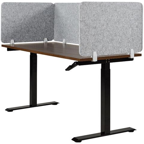 Pannello Divisorio Per Scrivania Grigio 80 X 50 Cm Split - Foto 8