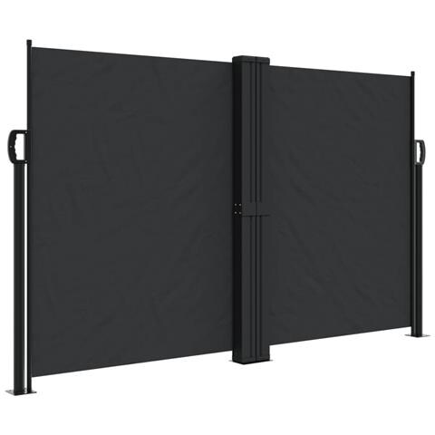Tenda da Sole Laterale Retrattile Nera 140x600 cm - Foto 1