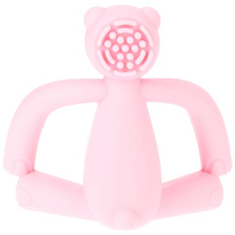 Massaggia Gengive Neonato Orso Senza Bisfenolo, Rosa - Foto 2