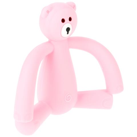 Massaggia Gengive Neonato Orso Senza Bisfenolo, Rosa - Foto 1