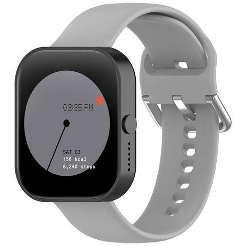 Cinturini Sportivi In Morbido Silicone Da 22 Mm Compatibili Con Cmf By Nothing Watch Pro Grey - Foto 4