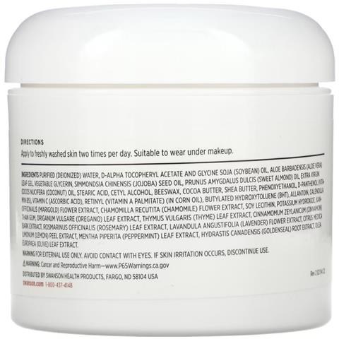 Crema Alla Vitamina E 4 Fl Oz (118 Ml) - Foto 2