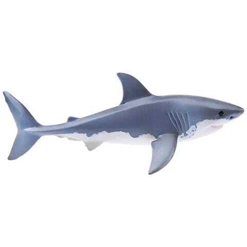 Statuetta Squalo Collezione Wildlife Con Denti Affilati, Blu - Foto 1